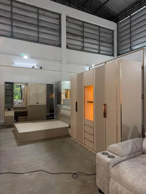 ชุดห้องนอนครบเซ็ต ตู้เสื้อผ้าและเตียง – ผลงาน GM Furniture